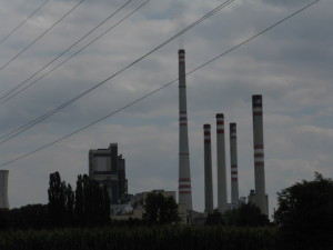 Elektrárna Mělník za Dolními Beřkovicemi-foto pro ekologa